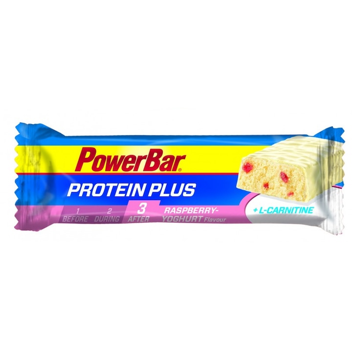 Енергийно блокче PowerBar ProteinPlusL-Carnitin, Raspberry-Yoghurt, 35 гр