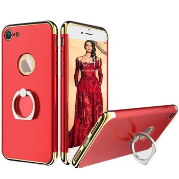 Husa telefon Iphone 7 ofera protectie 3in1 Ultrasubtire - Lux Red S Ring Husa telefon Iphone 7 ofera protectie 3in1 Ultrasubtire - Lux Red S Ring