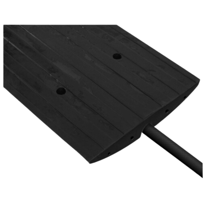 Rampa de Bordura Pyle, 48x16x2,6 inci, cauciuc sintetic