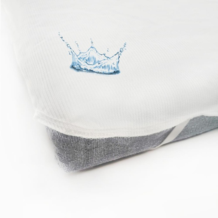 Vízálló matracvédő 120x200 cm, fehér, bőrbarát, kopásálló