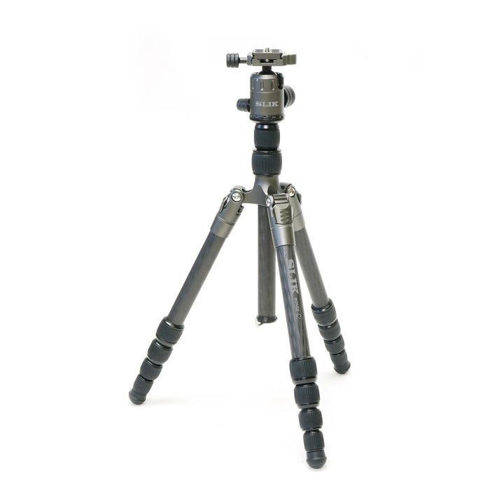 Trepied foto Slik Rover C, 3 picioare, 5 sectiuni, 37-159 cm, negru