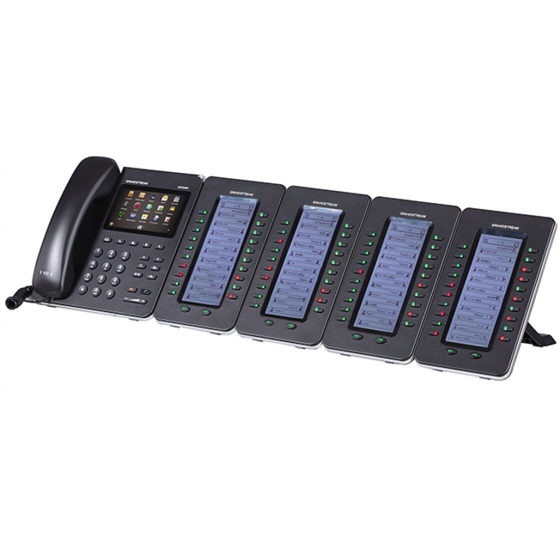 Extensie Telefon VoIP Grandstream GXP2200EXT, Negru+ Cadou Cablu Reelif Type C