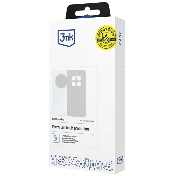 3mk Matt Case Pro за Samsung Galaxy A26 5G - черен мат