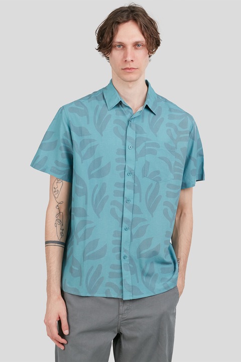 Fundango, Chase mintás ing, Púderkék, 2XL