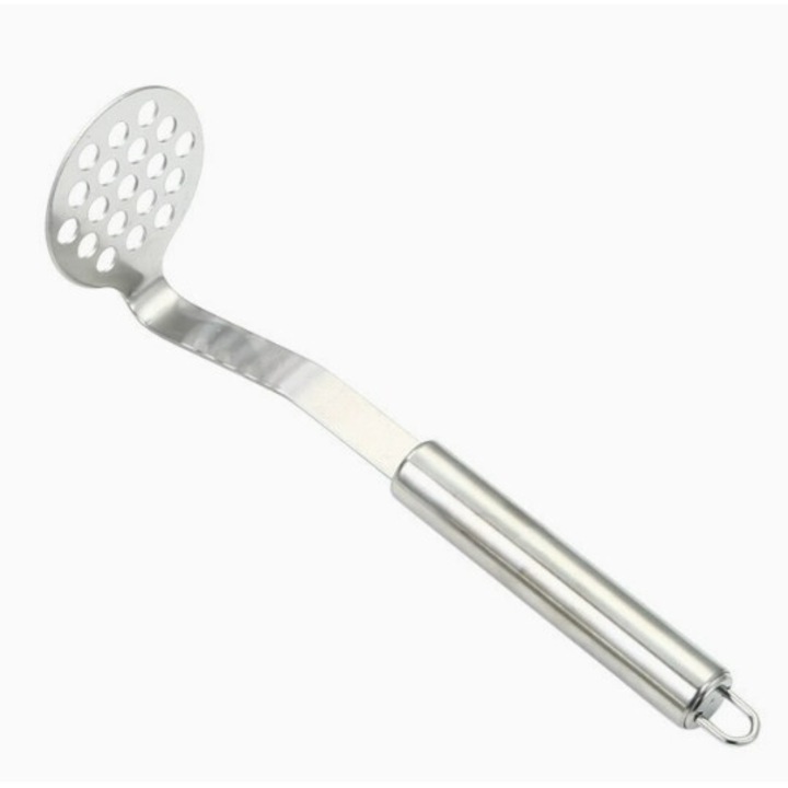 Feliator manual din otel inoxidabil, multifunctional, pentru piureuri, 58x215mm, 62g