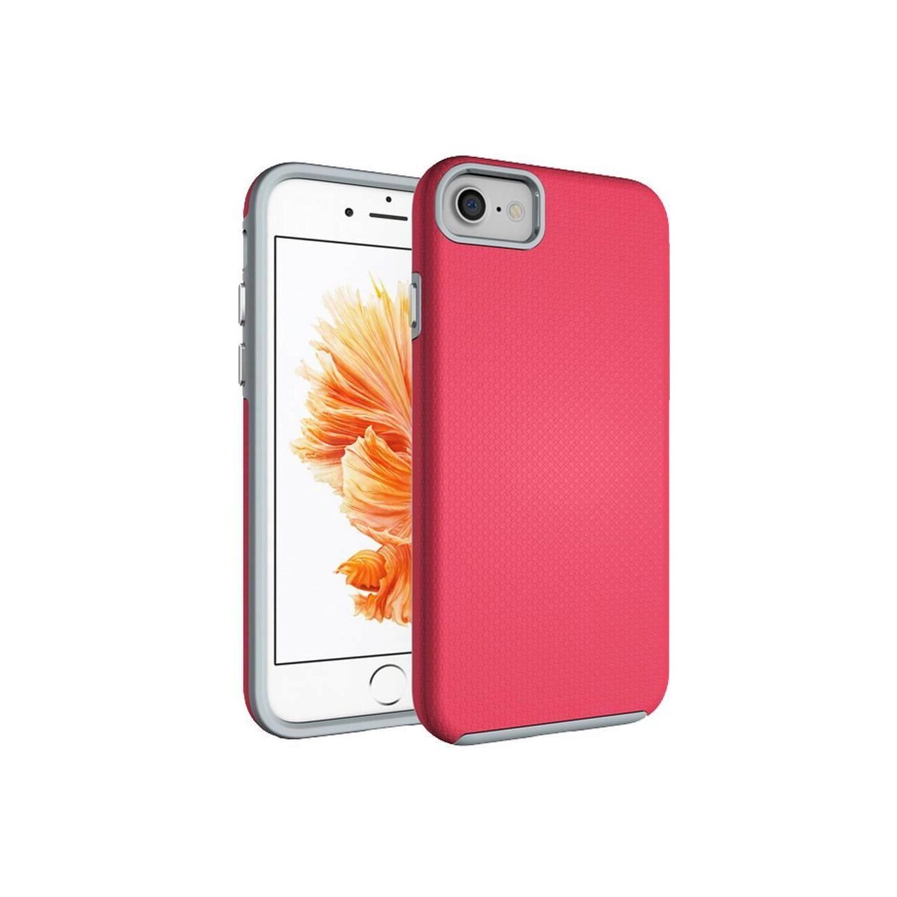 Husa Apple iPhone 6 Plus,Apple iPhone 6S Plus - iberry Armor Rugged Roz