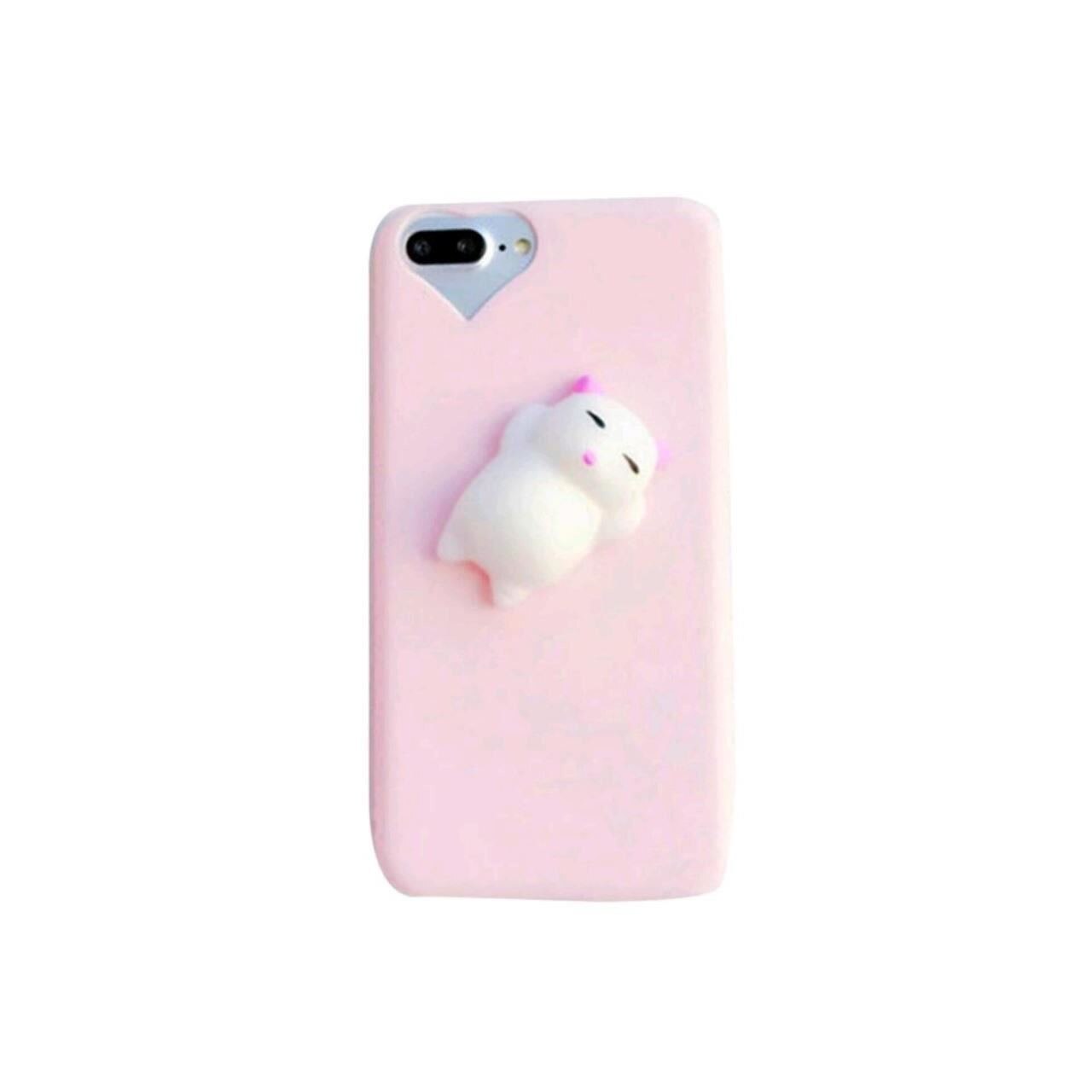 Husa Iberry Cat Roze Pentru Iphone 6 Plus,6S Plus