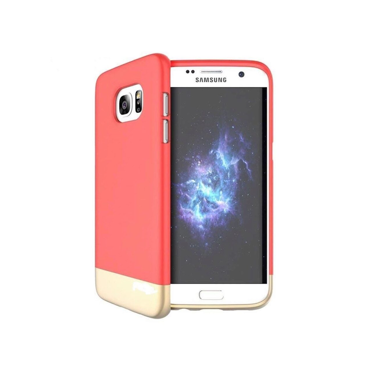 Husa Carcasa Samsung Galaxy S8 Plus G955 - Iberry Accent Roz/Auriu