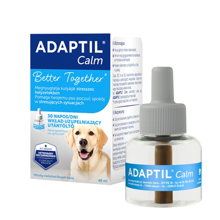 Adaptil 48ml, feromoni pentru calmarea cainilor, 50-70 m2, pana la 30 zile