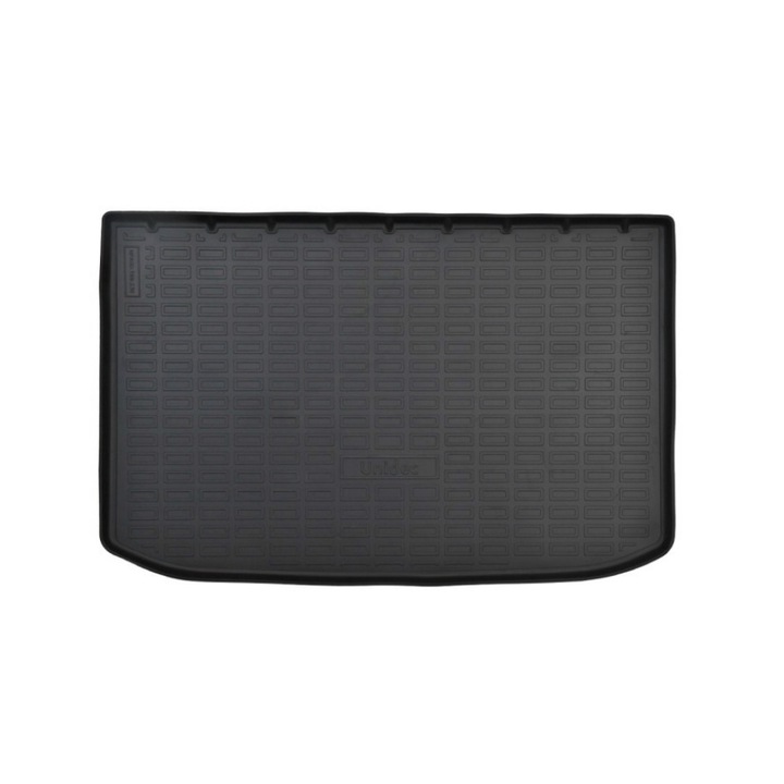idealSTORE Tálca csomagtartó szőnyeg, Kompatibilis Mitsubishi ASX II HEV 2023->, Tálca forma szegéllyel, Szagtalan anyag, Gumírozott műanyag, Rugalmas, Könnyen kezelhető, Tartós, Fekete