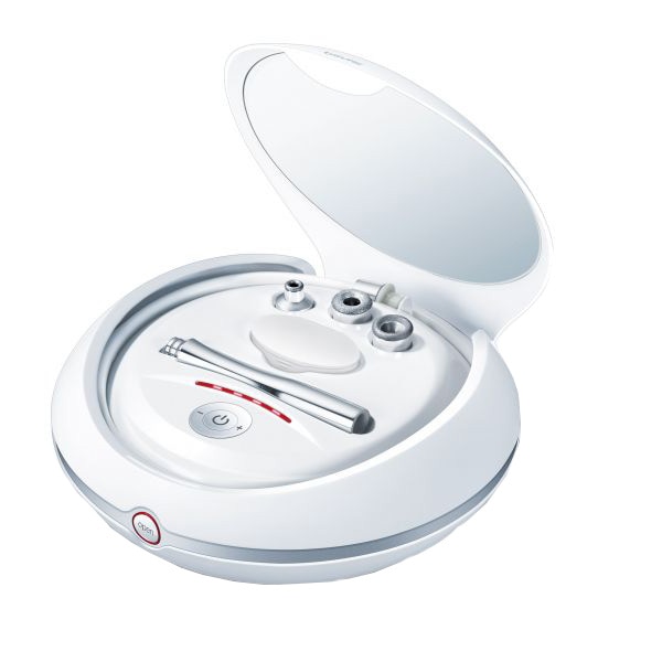 Aparat Purea Derma Peel pt. microdermabraziune FC100 Beurer, 3 accesorii, 5 viteze, 20 filtre de schimb, Alb