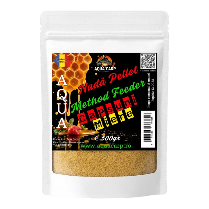 Nada Aqua Pellet Method Feeder Capsuni & Miere 500gr