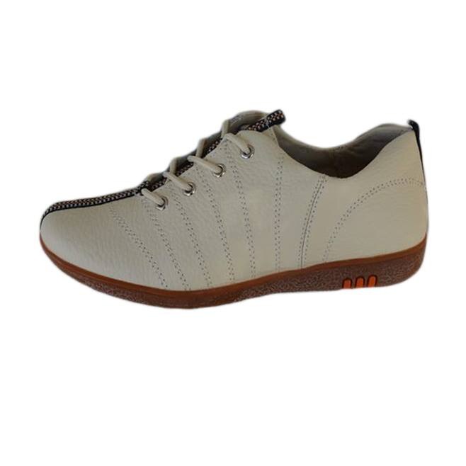 Pantofi casual, inchidere cu sireturi rezistente,D&J Exclusive, Bej