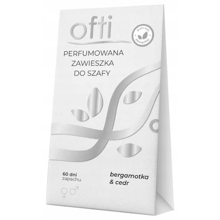Odorizant pentru dulap Bros, bergamota si cedru, unisex, 1 buc, 60 zile prospetime