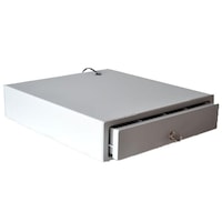 Sertar de bani metalic alb HS330E