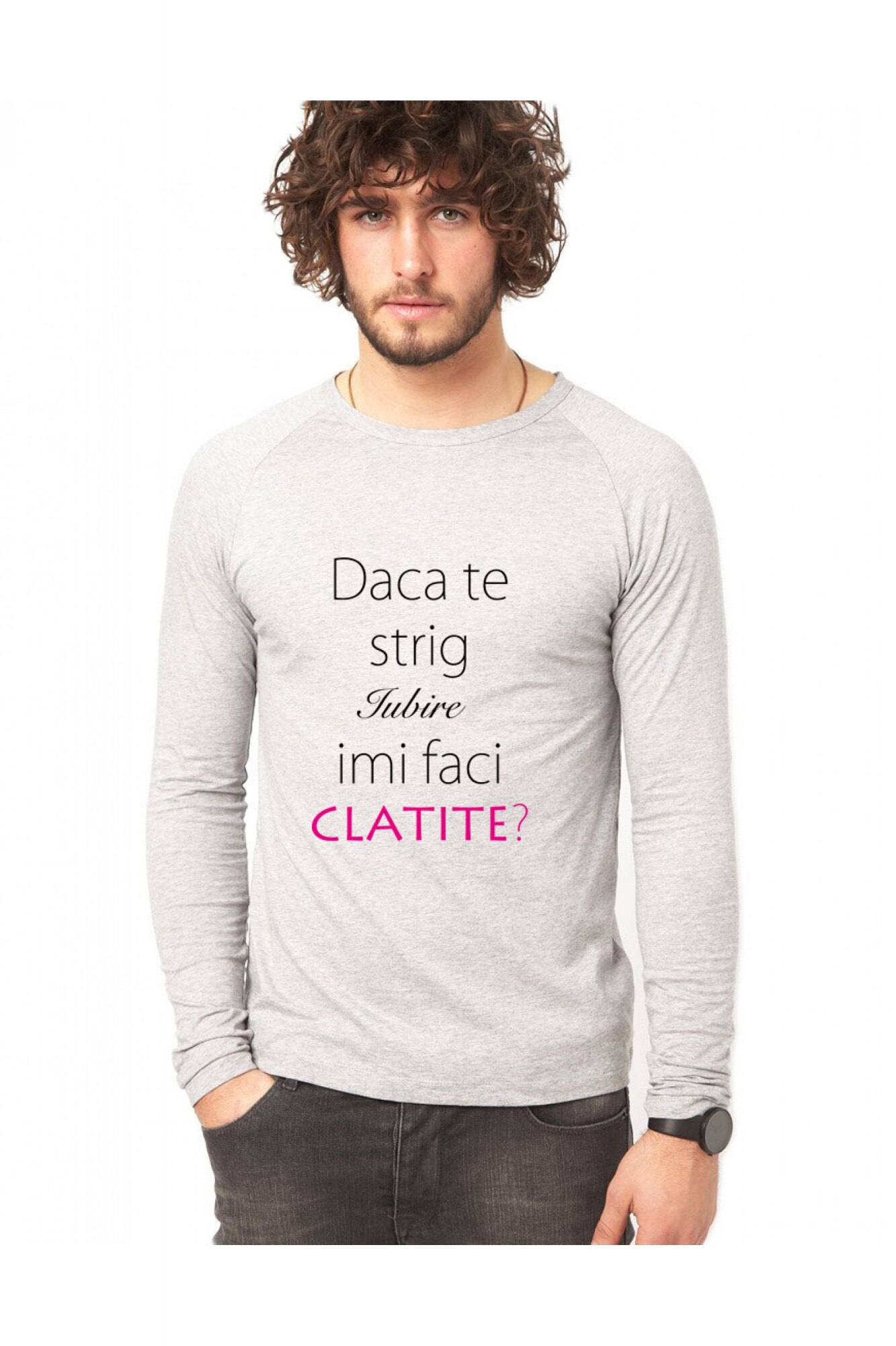 Bluza gri, barbati, Iubire, M