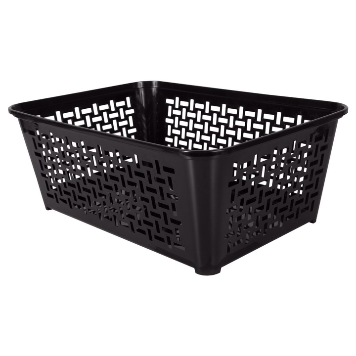 Cos organizare rufe 19 x 9.9 x 5.4 cm, negru, DOMOTTI Domino
