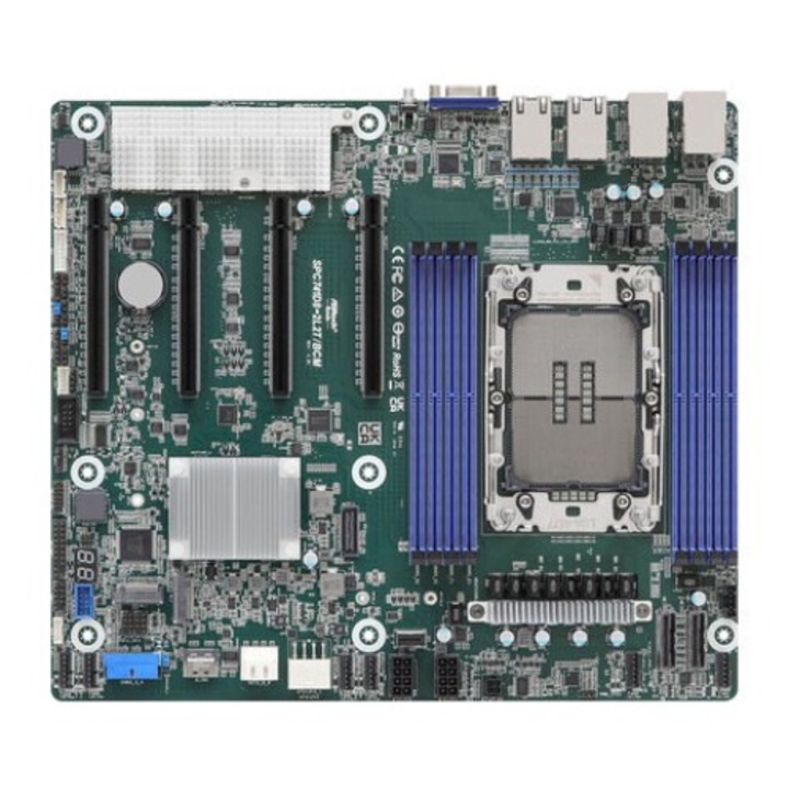 Дънна платка ASRock SPC741D8-2L2T, LGA4677, 8xDIMM, 2x10GbE, 304.8x266.7mm