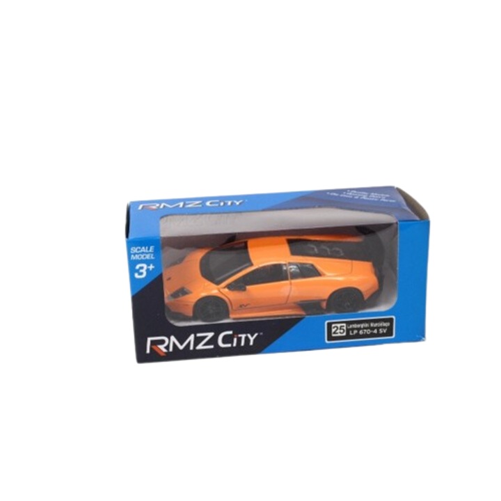 Кола играчка RMZ Lambo Murcielago LP670-4, 18515, многоцветна, метал с пластмасови елементи, 3+