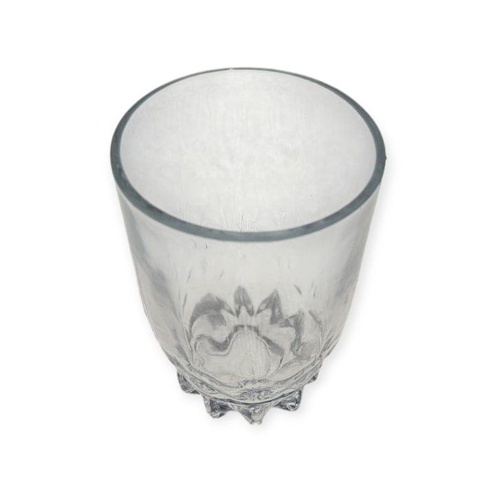 6 db konia pohár készlet, átlátszó üveg, 225 ml