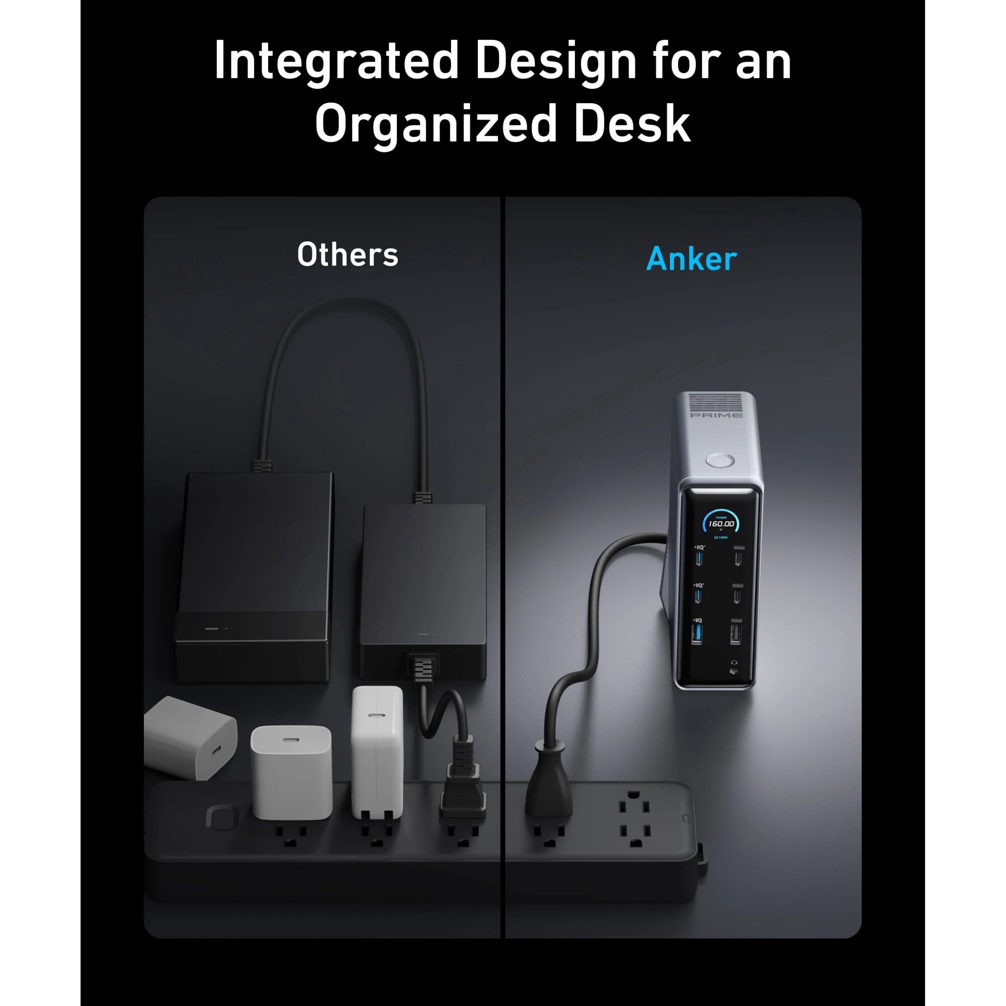 Anker Prime Docking Station シルバー Anker Prime 14-in-1 Charger Docking Station with 160W, Dual 4K Display