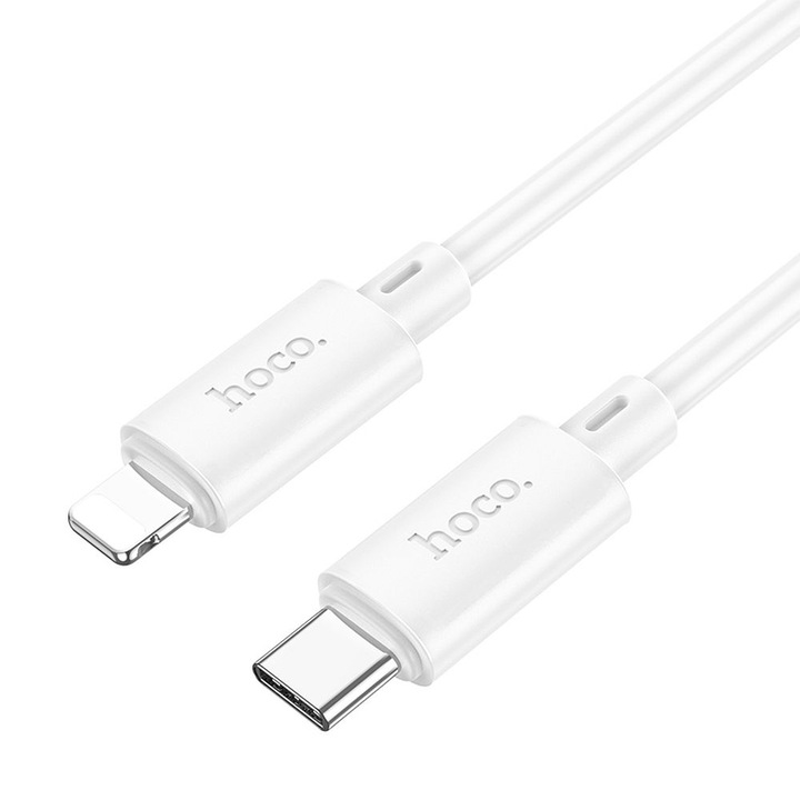 Hoco USB Type-C-Lightning kábel, PD 2.4A, 20W, X88, 1m, fehér