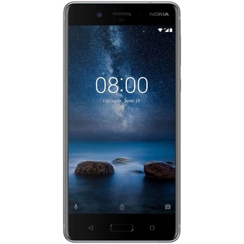 Telefon mobil Nokia 8, Dual SIM, 64GB, Steel Telefon mobil Nokia 8, Dual SIM, 64GB, Steel