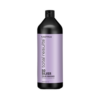 Sampon Matrix Total Results So Siver pentru par blond, 1000 ml Sampon Matrix Total Results So Siver pentru par blond, 1000 ml