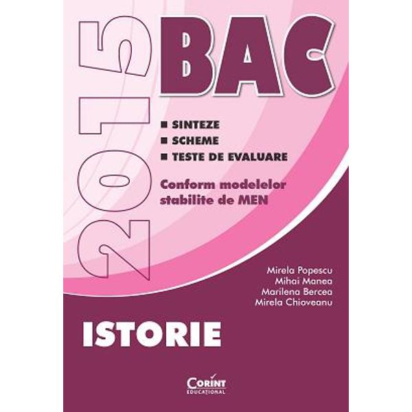 Bac 2015 Istorie - Mirela Popescu, Mihai Manea