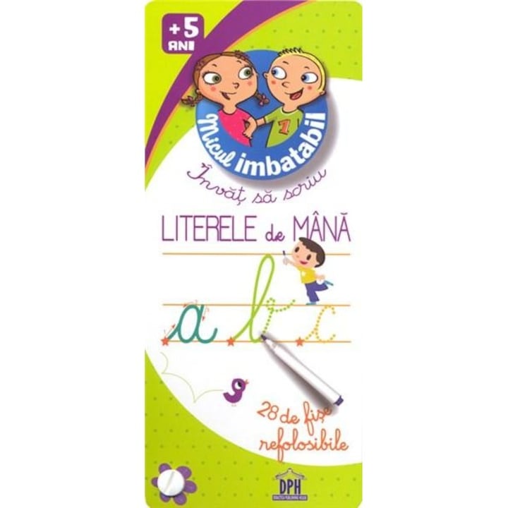 Maxi-Evantai 'Sunt Imbatabil' - Invat sa Scriu Alfabetul cu Litere de Mana