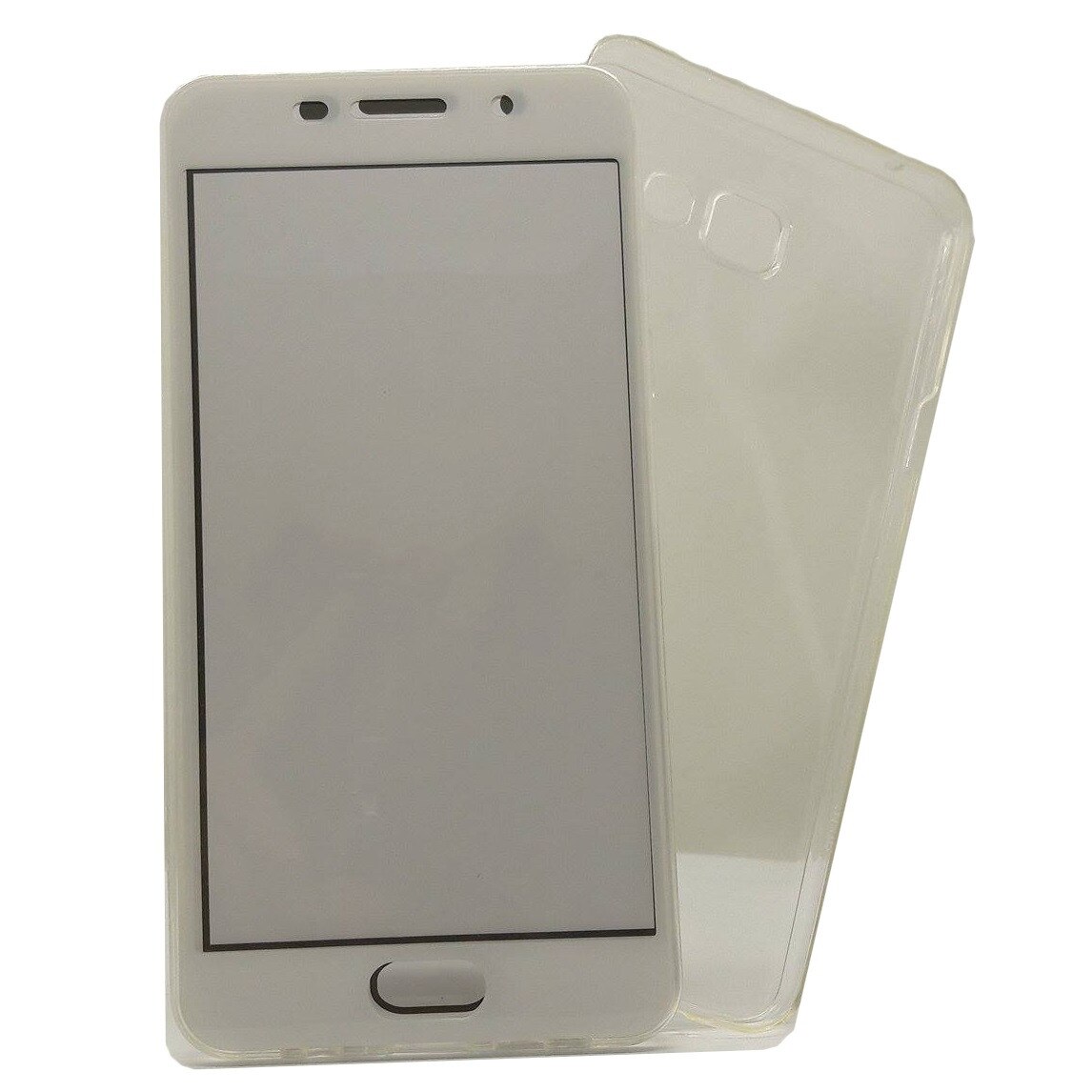 Husa de protectie Dual TPU Vers. 2 pentru Samsung Galaxy A3 (2016), alba