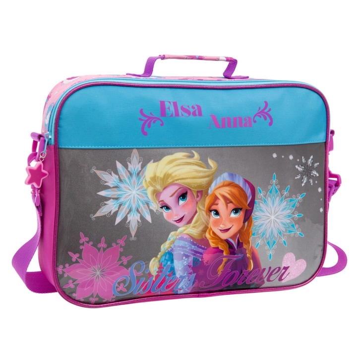 Чанта за през рамо Disney Frozen, размери 37x26x6см