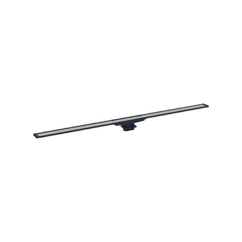 Capac CleanLine 20 pentru rigola dus, negru/periat, 30-130 cm, Geberit