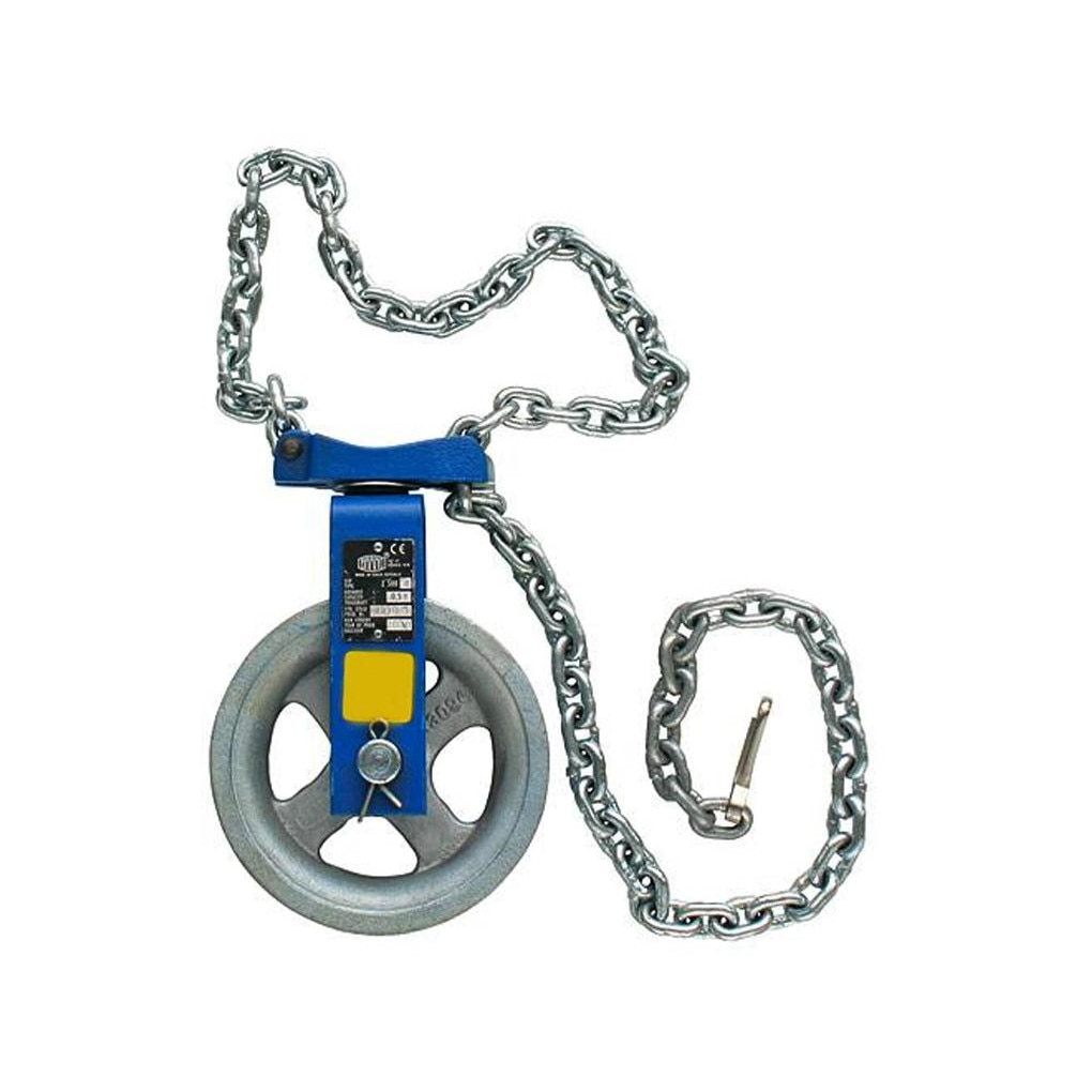 Scripete cu roata si lant 0.5T 112079 Slovakia Tools