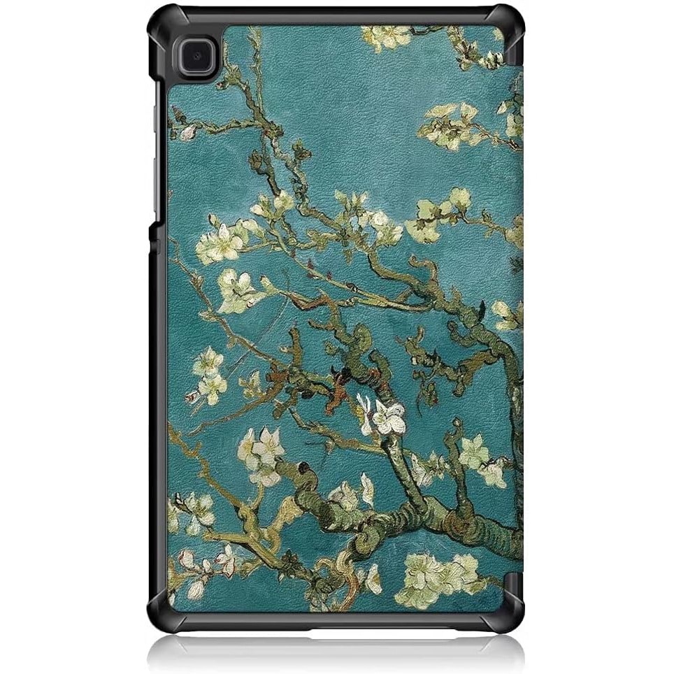 Husa pentru tableta Samsung Galaxy Tab A7 Lite, 8.7 inch T220 / T225 Sigloo, Slim, Smart Cover, Trifold, model Painted Tree