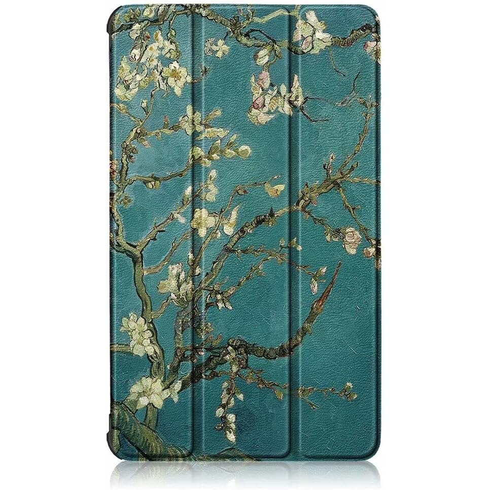 Husa pentru tableta Samsung Galaxy Tab A7 Lite, 8.7 inch T220 / T225 Sigloo, Slim, Smart Cover, Trifold, model Painted Tree