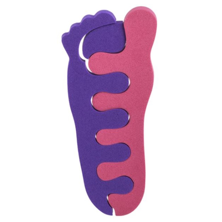 Separatoare Degete Pedichiura Roz Mov - 1 pereche