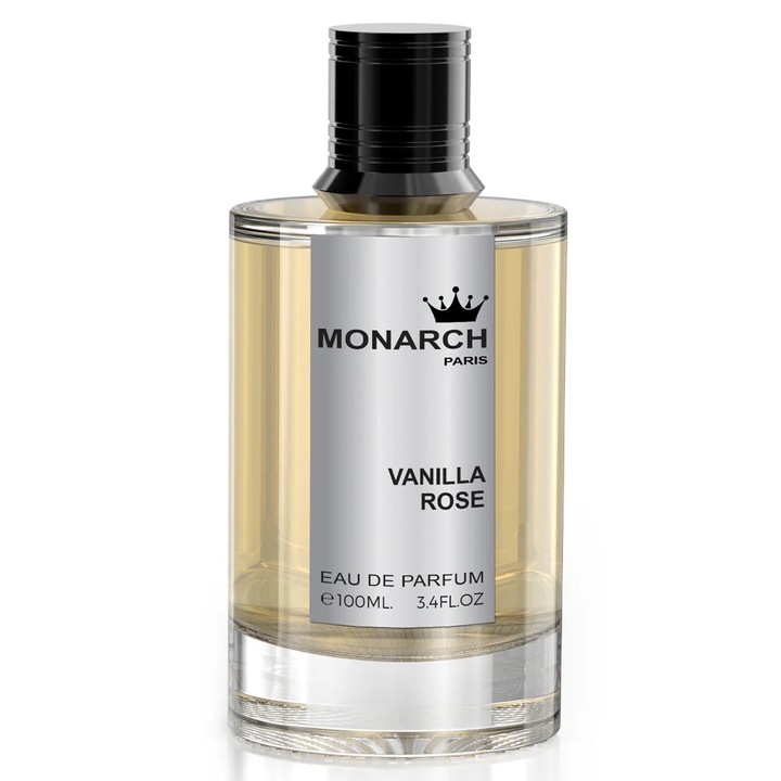 Parfum unisex Milestone Monarch Vanilla Rose, 100ml, note florale si citrice, ambalaj elegant