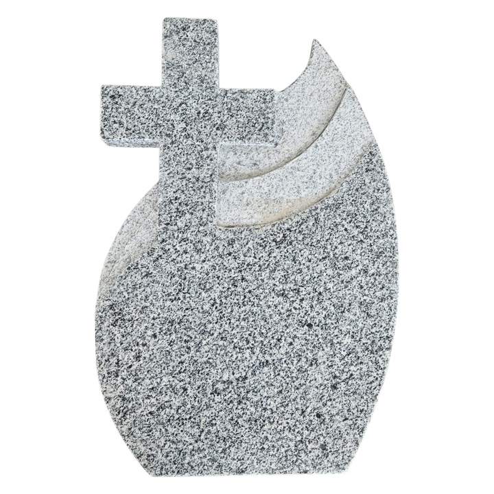 Monument Funerar Granit, Gri, baza inclusa 72x105