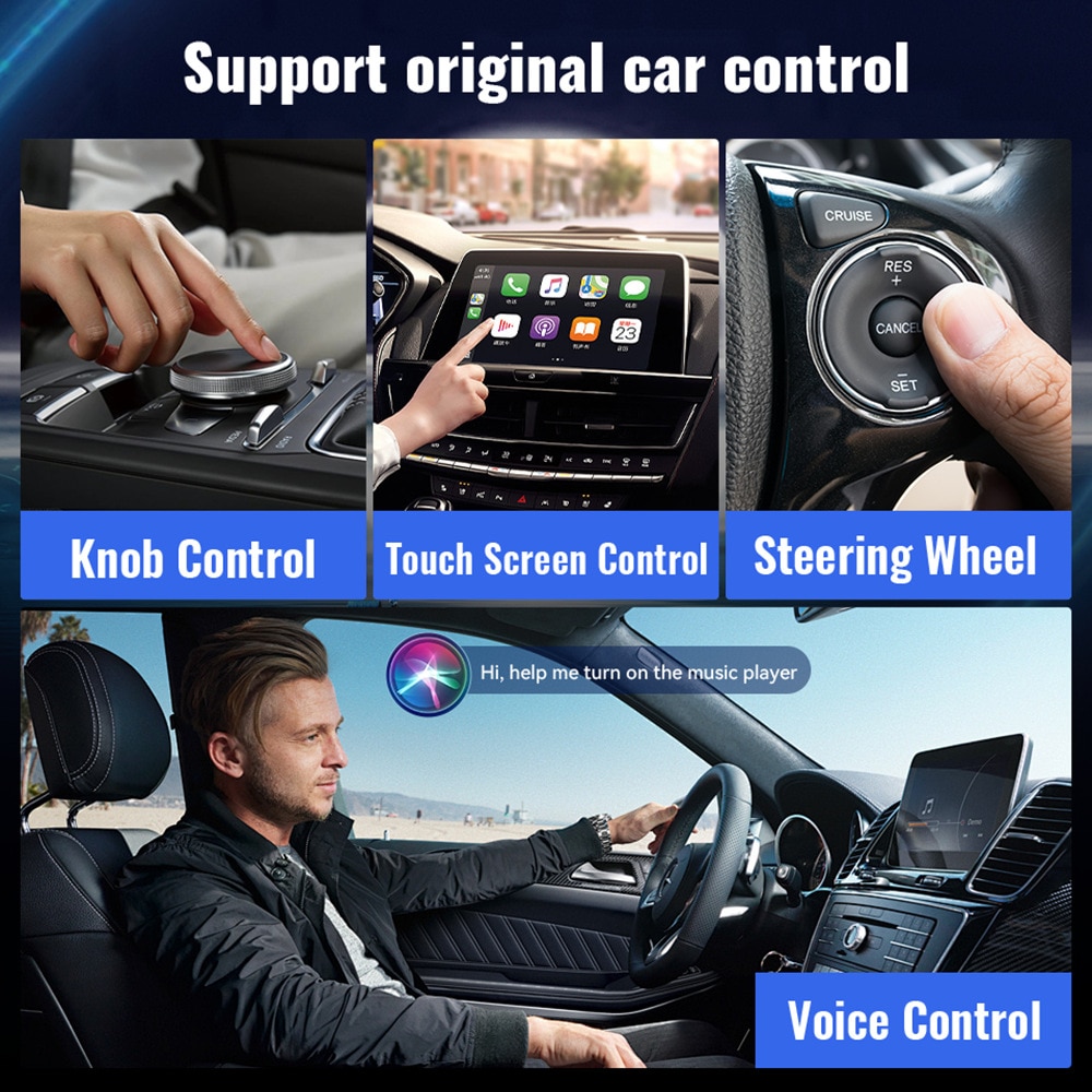 Android Auto Extern Adaptor auto Wireless Element-x®, 3 in 1 CarPlay/Android Auto ...