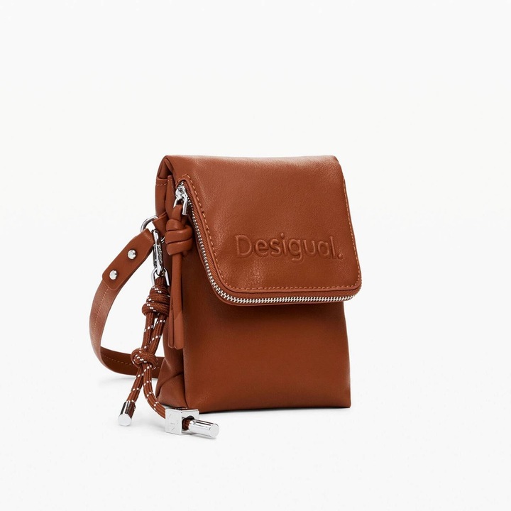 Kis telefontáska, Desigual, Half series, Camel barna