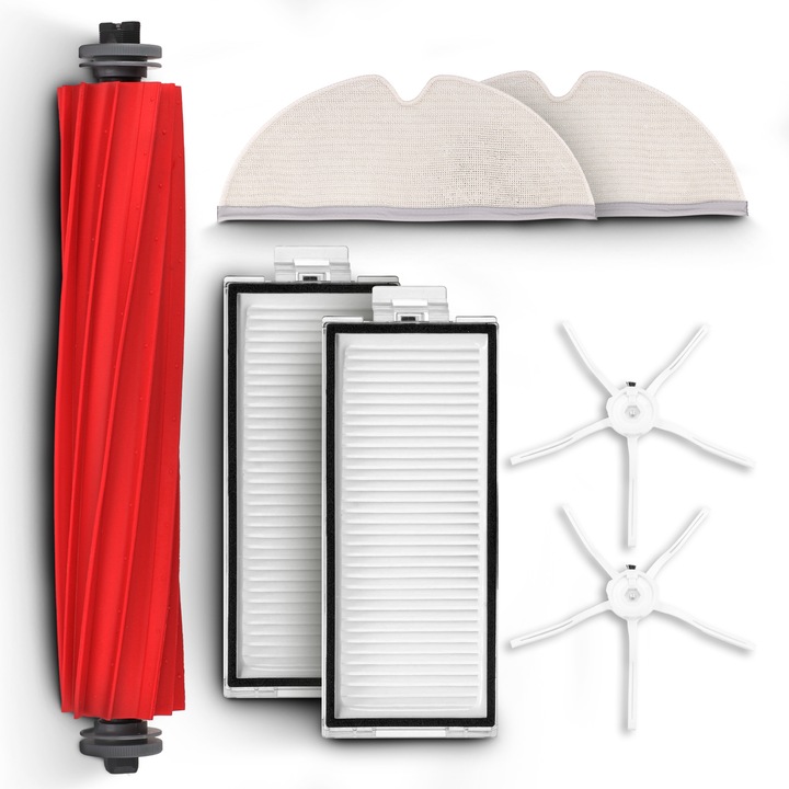 Perii, role, filtre, mopuri pentru aspiratoarele Roborock, piese pentru Q7 Max Plus + kit T8