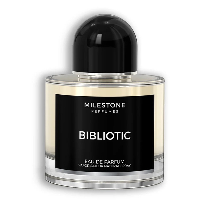 Milestone Bibliotic unisex eau de parfum, 100 ml, gyümölcsös-virágos, elegáns