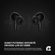 Casti Wireless Buds In-Ear Qualtec by Koppel®, Bluetooth 5.4, Noise Cancelling ANC, ENC cu Microfon Dual, True Wireless Headphones, Bass Intens, Waterproof pentru Sport, Mod Transparency & Gaming, Afisaj LED, Telefon Android & iOS, ProBuds Max, Negru