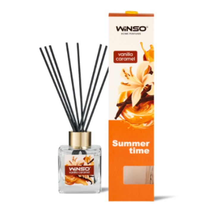 Légfrissítő pálcák WINSO HOME PARFUME Vanilla Caramel 100ml