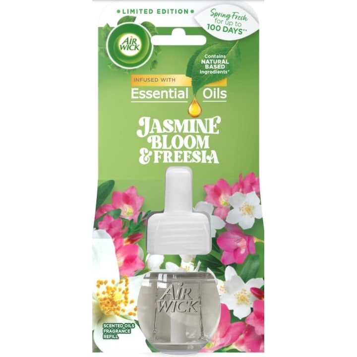 Air Wick Jasmine Bloom & Freesia пълнител за електрически освежители за въздух, 19 мл