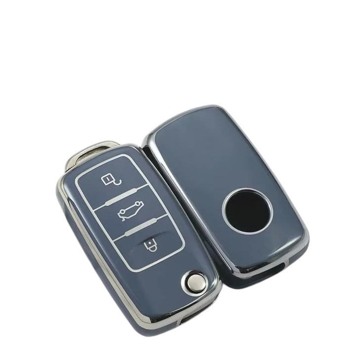 Калъф за ключ за ключ джобно ножче Seat Leon Toledo Altea Ibiza VW Golf Polo Bora Beetle Caddy T5 Tiguan Skoda Fabia Superb
