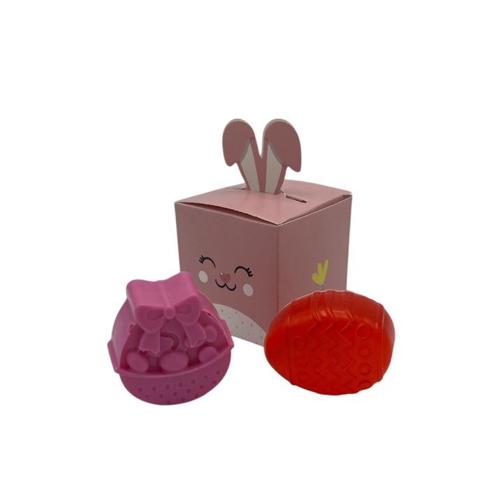 Set cadou Paste, model A, 2 x sapun solid handmade cu glicerina, parfum fructe de padure, format calatorie, 55 g