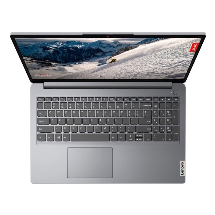 Laptop LENOVO IdeaPad 1 15AMN7, AMD Ryzen 3 7320U pana la 4.1 GHz, 15.6" HD, 8 GB RAM DDR5, SSD 2 TB, AMD Radeon 610M Graphics, Windows 10 Pro, Cloud Grey