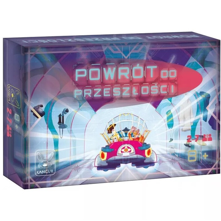 Társasjáték, Kangur, Visszatérés a múltba, 54 kártya, 208 kérdés, többszínű